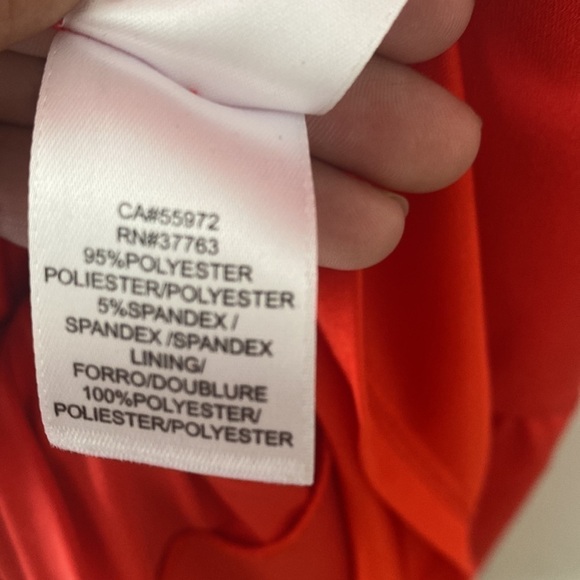 Laundry by Shelli Segal Red Wrap Belted Dress - Picture 7 of 7